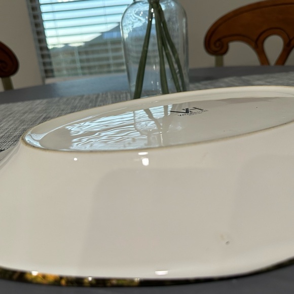 Ceramic Valori Home Serving Plate Made In Italy - Picture 3 of 12